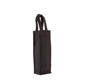 Kimood KI0269 - Cotton canvas bottle holder bag