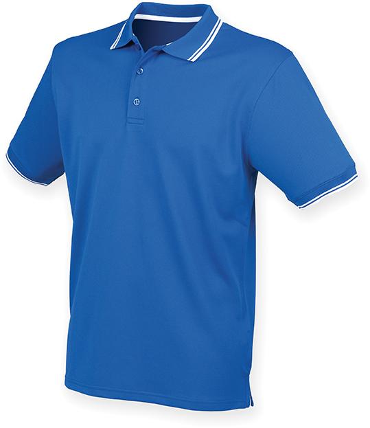 Henbury H482 - Cool plus polo shirt with piping