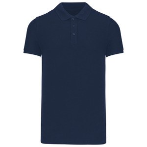 Kariban K209 - Men's short-sleeved organic piqué polo shirt Navy