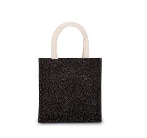 Kimood KI0272 - Jute canvas tote bag - small model