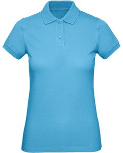 B&C CGPW440 - Women's organic polo shirt Very Turquoise