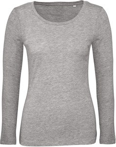 B&C CGTW071 - Women's Inspire Organic Long Sleeve T-Shirt Sport Grey