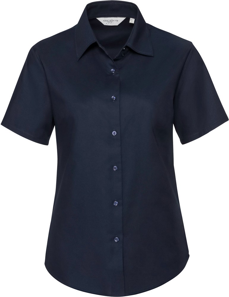 Russell Collection RU933F - Ladies' Short Sleeve Easy Care Oxford Shirt