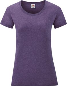 Fruit of the Loom SC61372 - Women's Cotton T-Shirt Heather Purple
