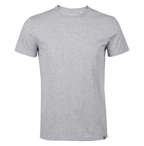 ATF 03272 - Léon Made In France Men's Round Neck T Shirt Mixed Grey