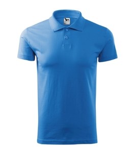 Malfini 202 - Single J. Polo Shirt Gents bleu azur