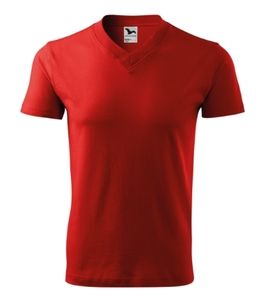 Malfini 102 - V-neck T-shirt unisex Red