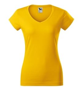 Malfini 162 - Fit V-neck T-shirt Ladies Yellow