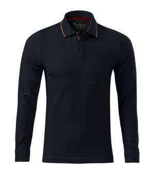 Malfini Premium 258 - Contrast Stripe LS Polo Shirt Gents