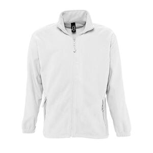 SOL'S 55000 - NORTH Men's Zipped Fleece Jacket White