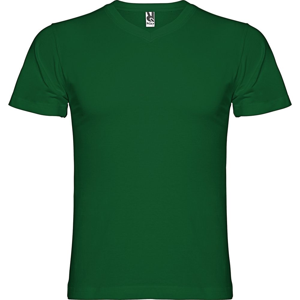 Roly CA6503 - SAMOYEDO Tubular short-sleeve t-shirt with 2-layer v-neck