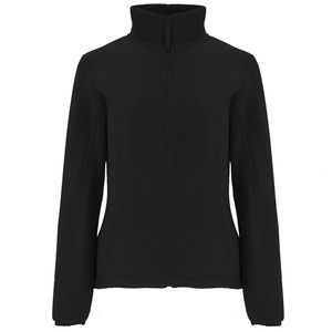 Roly CQ6413 - ARTIC WOMAN Fleece jacket with high lined collar and matching reinforced covered seams Black