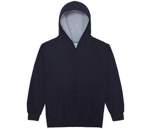 AWDIS JH03J - Childrens sweatshirt with contrasting hood