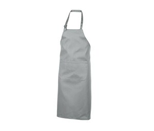 NEWGEN TB101 - Polycotton Bib Apron With Pocket Pure Grey