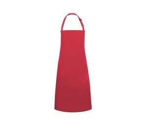 Karlowsky KYBLS4 - Basic bib apron with buckle Raspberry