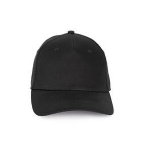 K-up KP916 - Cap in recycled cotton - 5 panels Black