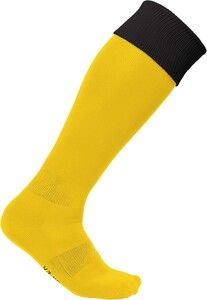 PROACT PA0300 - Two-tone sports socks Sporty Yellow / Black