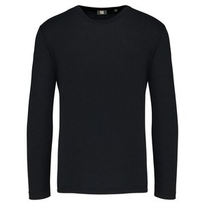 WK. Designed To Work WK801 - LONG-SLEEVED THERMAL TOP Black