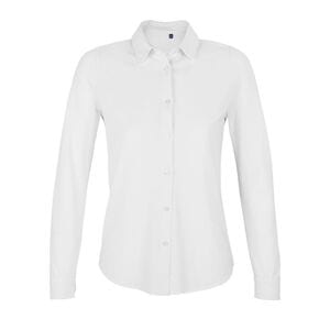 NEOBLU 03791 - Basile Women Cotton Piqué Shirt Optic White