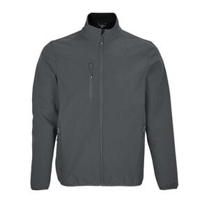 SOL'S 03827 - Falcon Men Softshell Zip Jacket Charcoal Grey