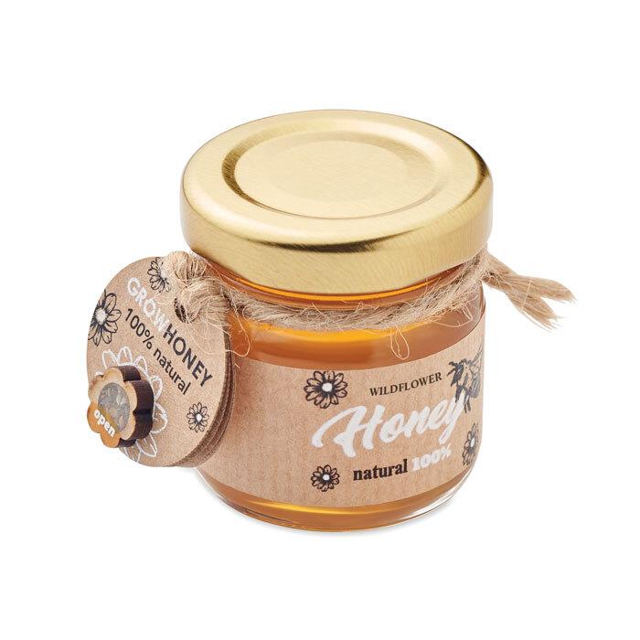 GiftRetail MO6439 - BUMLE Wildflower honey jar 50 gr
