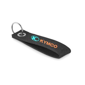 GiftRetail MO6508 - SUORA RPET felt keyring Black