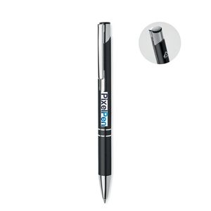 GiftRetail MO6561 - Recycled aluminium ballpoint pen Black