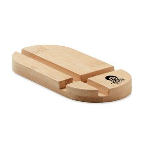 GiftRetail MO6603 - ROBIN Bamboo tablet/smartphone stand Wood