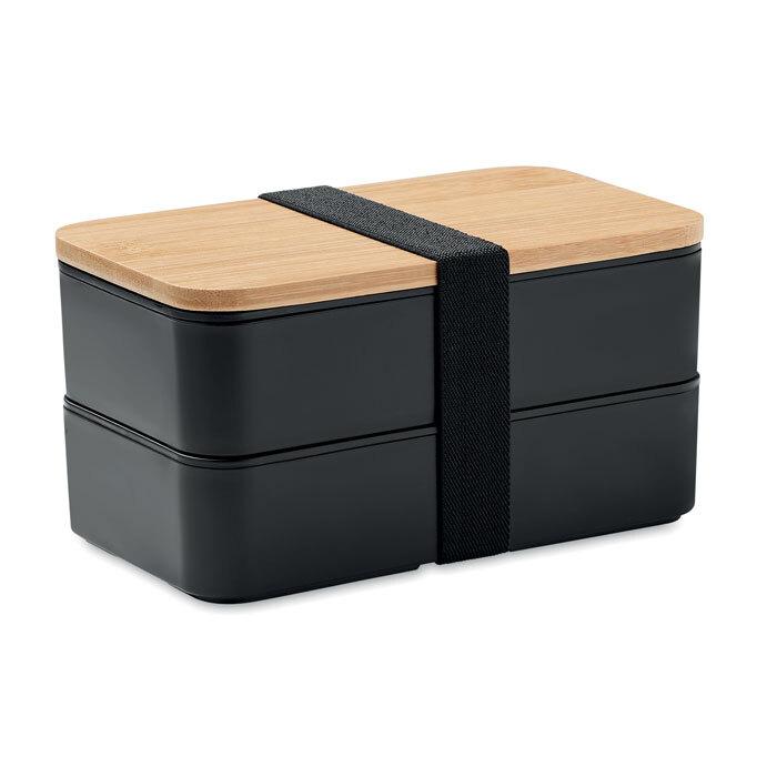 GiftRetail MO6627 - BAAKS Lunch box in PP and bamboo lid