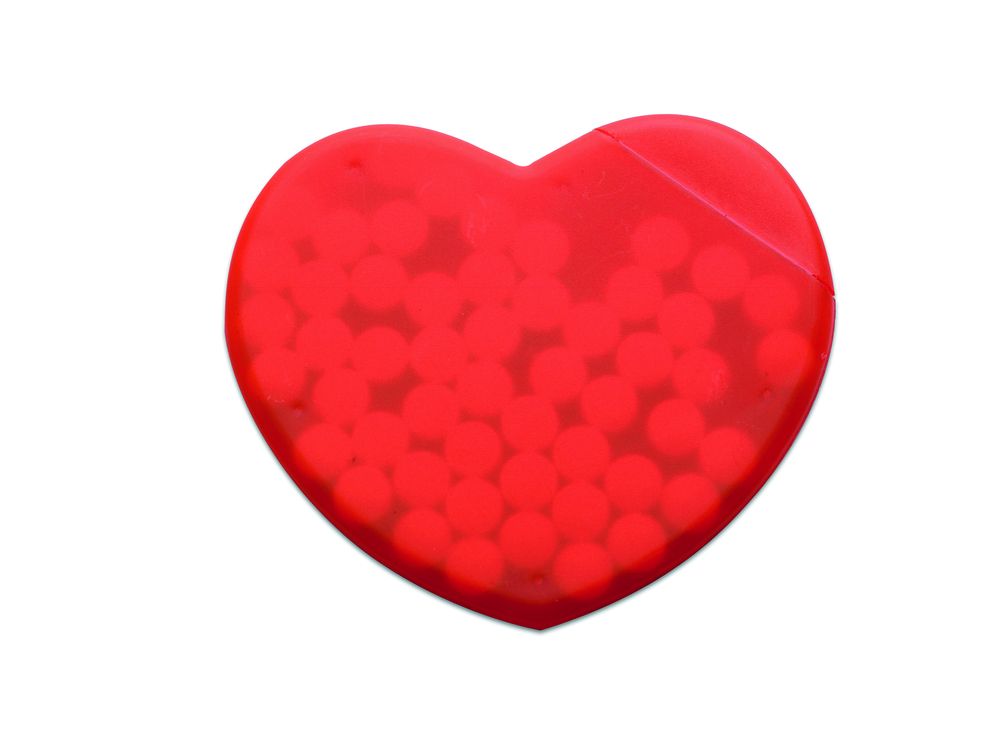 GiftRetail MO7158 - CORAMINT Heart shape peppermint box