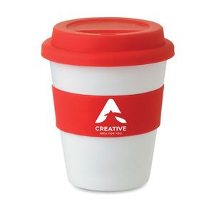 GiftRetail MO8078 - ASTORIA PP tumbler with silicone lid Red