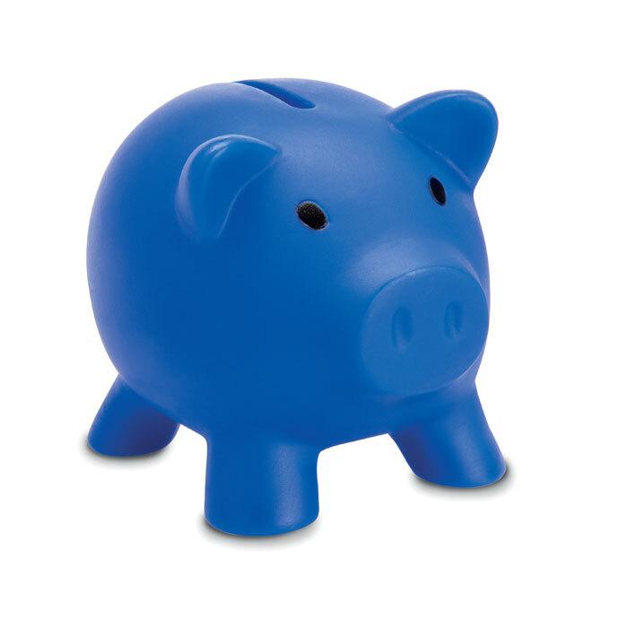 GiftRetail MO8132 - Piggy bank in PVC with an ABS stopper on the bottom