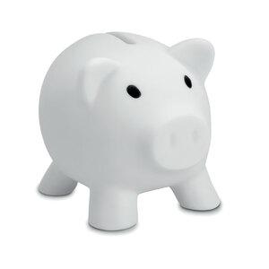 GiftRetail MO8132 - Piggy bank in PVC with an ABS stopper on the bottom