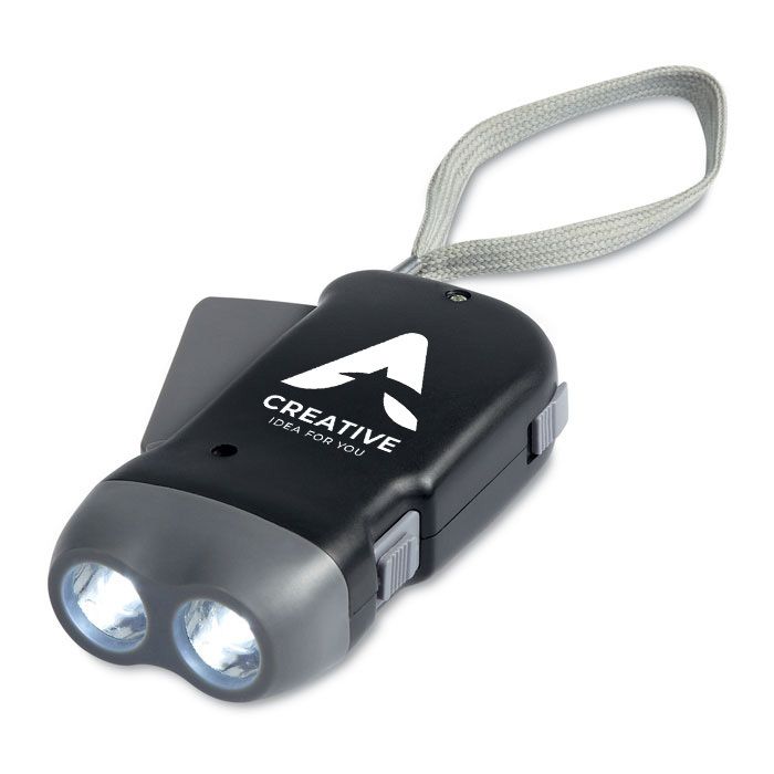 GiftRetail MO8235 - ROBIN 2 LED dynamo torch