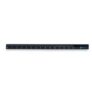 GiftRetail MO8686 - MADEROS Carpenters pencil with ruler Black