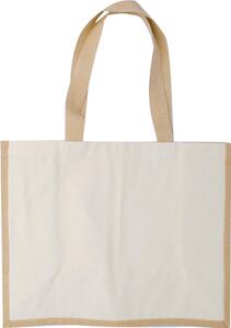 CAMPO DE FIORI Eco-Friendly Reusable Jute Cloth Shopping Bag - GiftRetail MO8967 black