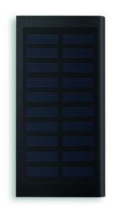 GiftRetail MO9051 - SOLAR POWERFLAT Solar power bank 8000 mAh Black