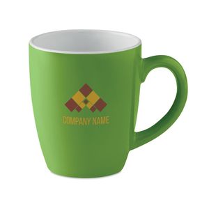 GiftRetail MO9242 - COLOUR TRENT Ceramic coloured mug 290 ml Green