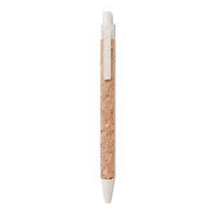 GiftRetail MO9480 - MONTADO Cork/ Wheat Straw/ABS ball pen