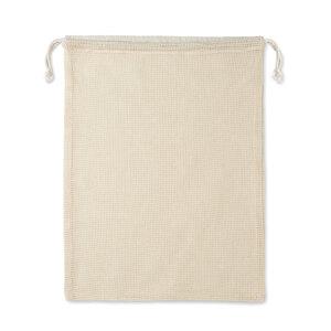 GiftRetail MO9865 - Reusable mesh bag in cotton