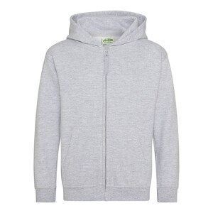 AWDIS JH050J - Zipped sweatshirt Heather Grey