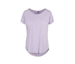 Build Your Brand BY036 - Women's t-shirt with extended back Lilac