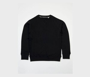 Mantis MT076 - Men's premium round neck sweatshirt Black