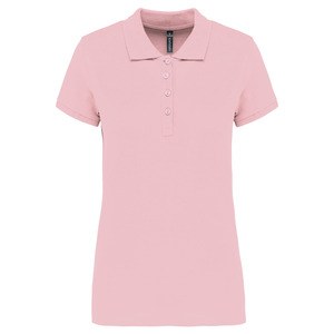 Kariban K255 - Ladies’ short-sleeved piqué polo shirt Pale Pink