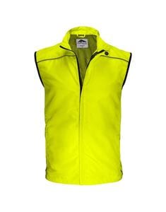 Mustaghata DYNAMIX - WINDBREAKER RUNNING UNISEX BREATHABLE SLEEVELESS Jaune fluo