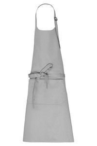 Kariban K8007 - Organic Cotton Apron with pocket Snow Grey