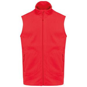 Kariban K9120 - Unisex eco-friendly micro-polarfleece bodywarmer Red