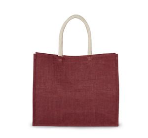 Kimood KI0219 - JUTE BEACH BAG Light Rosewood