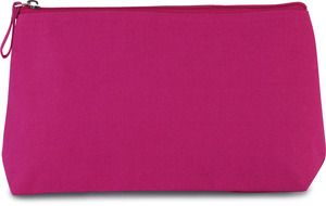 Kimood KI0727 - Cotton canvas toiletry bag Fuchsia