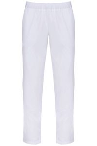 WK. Designed To Work WK704 - Unisex cotton trousers White